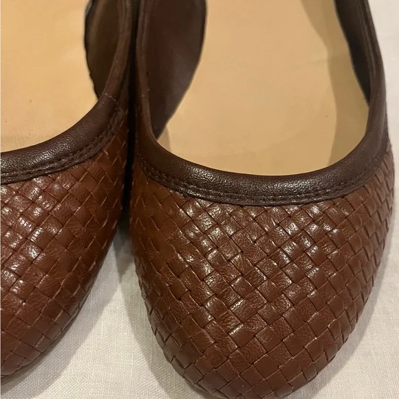 Cole Haan Brown Woven Flats - Picture 3 of 7